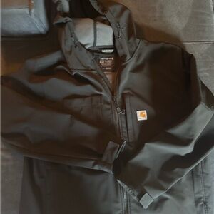 Carhartt Dark Gray Hooded Jacket